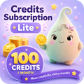 Credits Subscription — Lite (100/month)